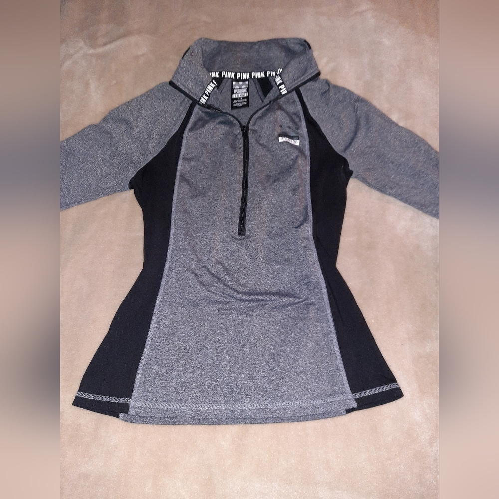 PINK Victoria's Secret 3/4 Zip Pullover Size s